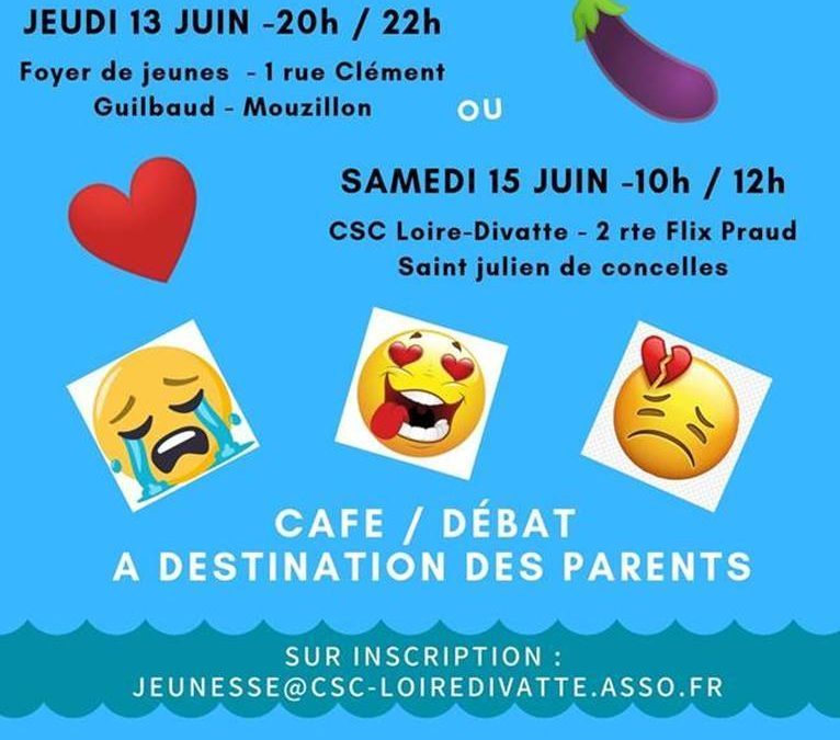 Café / Débat à destination des parents : parler sexualité aux ados