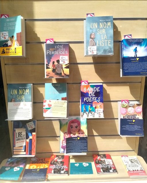 Les 4ème exposent leurs critiques littéraires en librairie